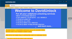 Desktop Screenshot of davidunlock.net